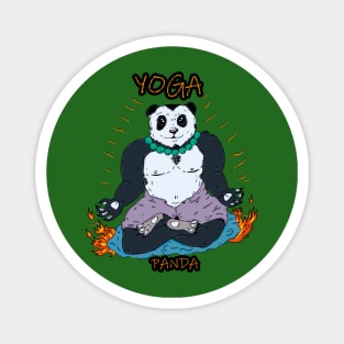 yoga panda Magnet